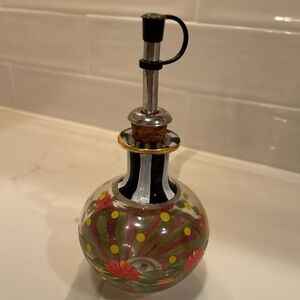 Mackenzie Childs Olive Oil Hand Painted Dispenser